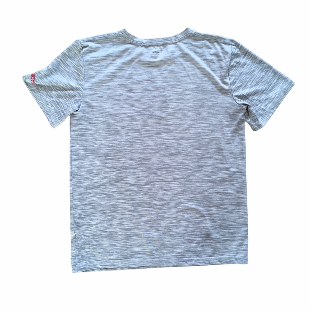 Adidas T-shirt Gray Boys Medium - Picture 2 of 5